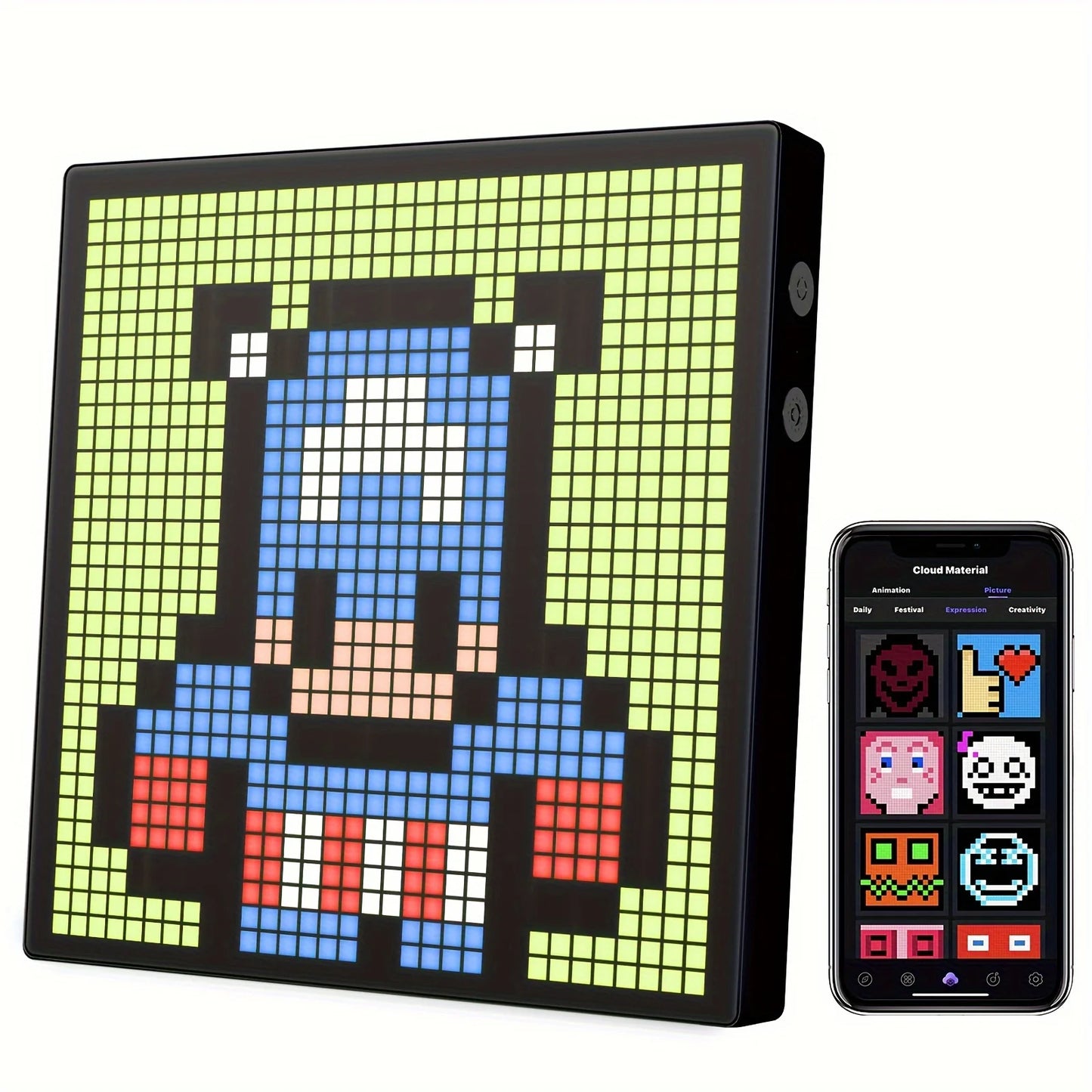 Smart LED Pixel Art Display – 20x20 RGB Digital Frame