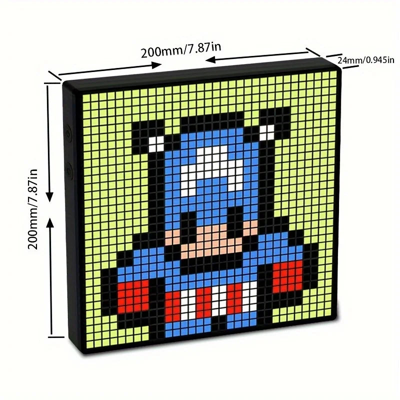 Smart LED Pixel Art Display – 20x20 RGB Digital Frame
