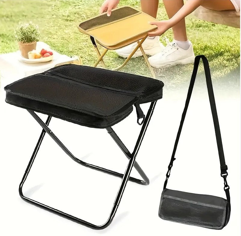 Foldable Backpack Stool – Portable, Lightweight, and Durable Outdoor Chair