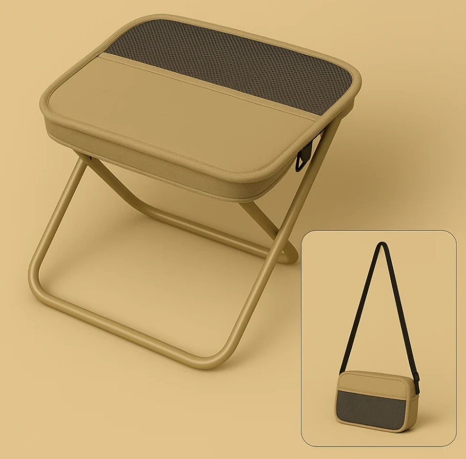 Foldable Backpack Stool – Portable, Lightweight, and Durable Outdoor Chair