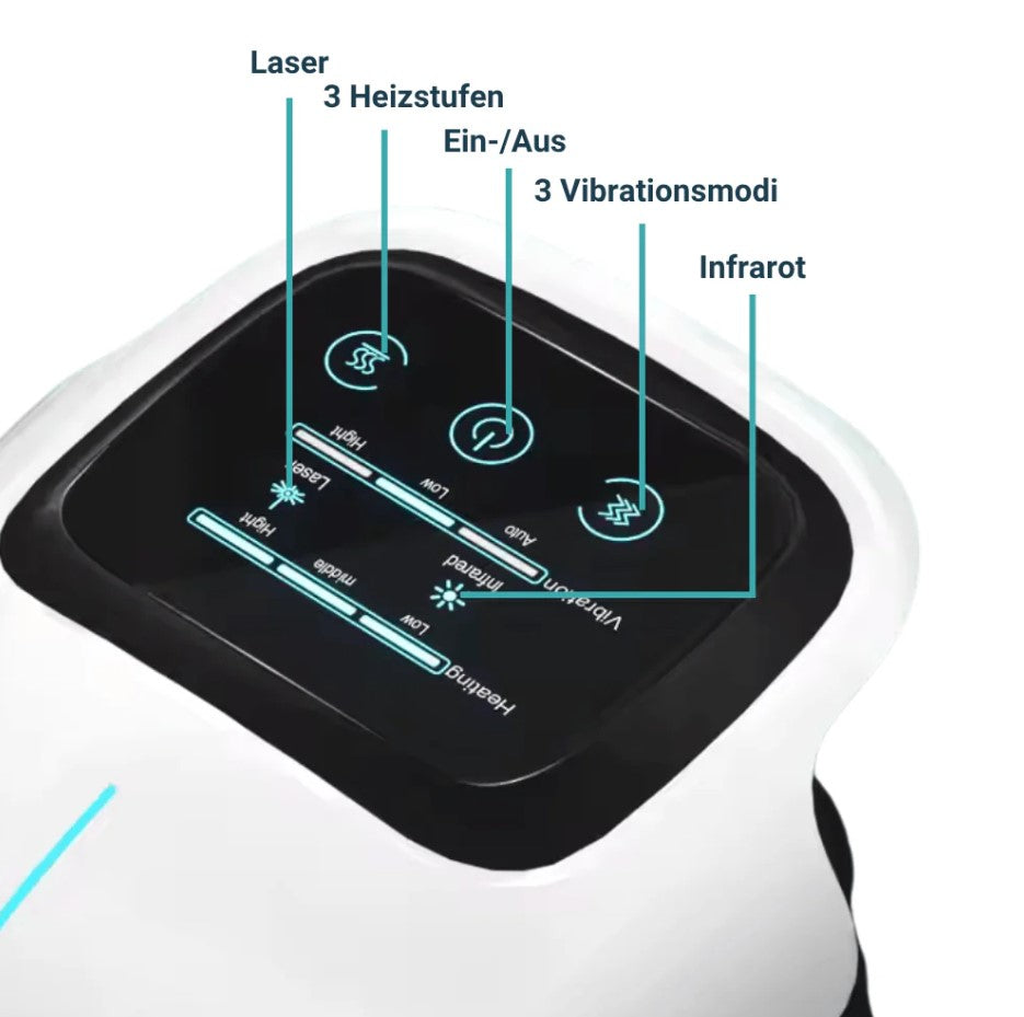 3-in-1 Wireless Knee Therapy Device – Infrared, Laser & Vibration Relief