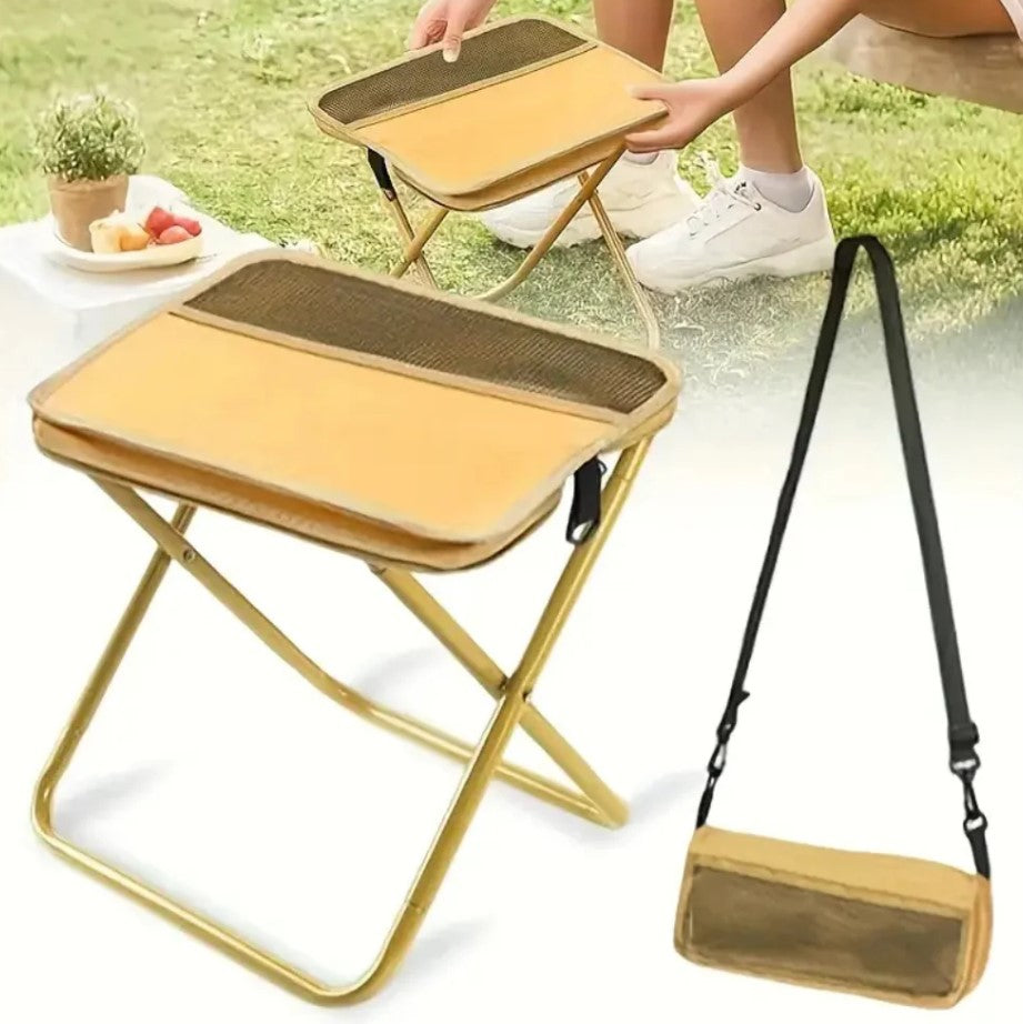 Foldable Backpack Stool – Portable, Lightweight, and Durable Outdoor Chair