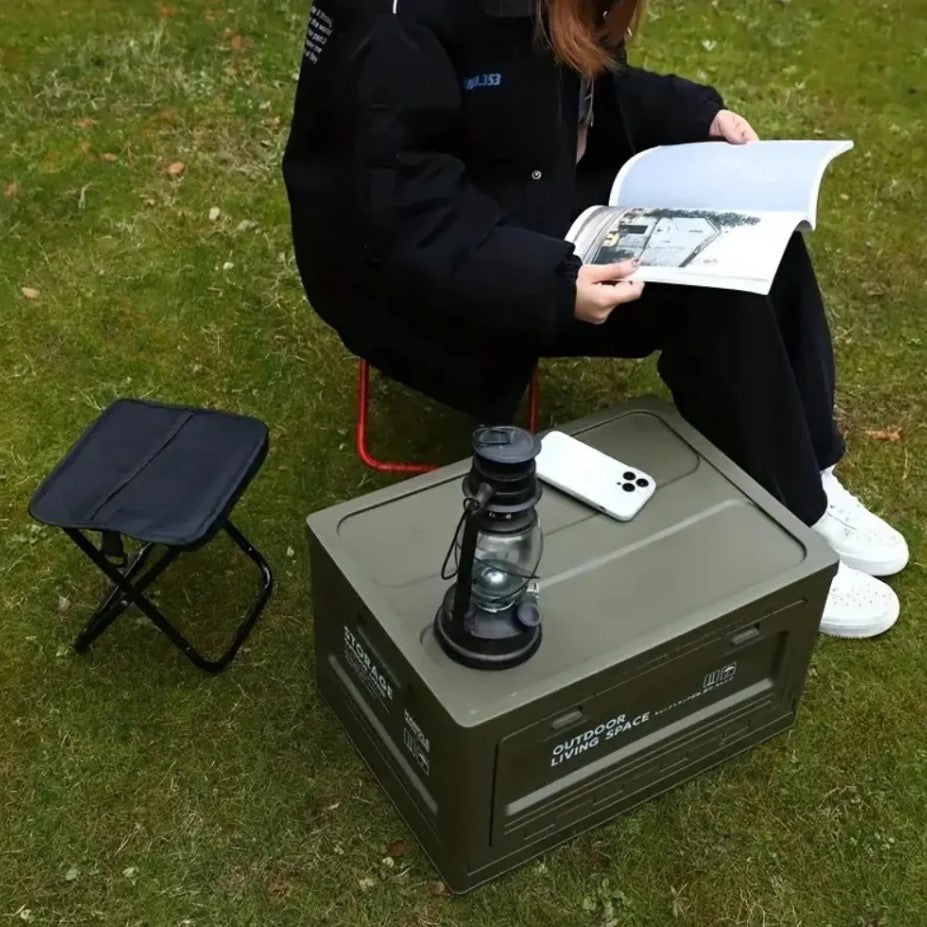 Foldable Backpack Stool – Portable, Lightweight, and Durable Outdoor Chair