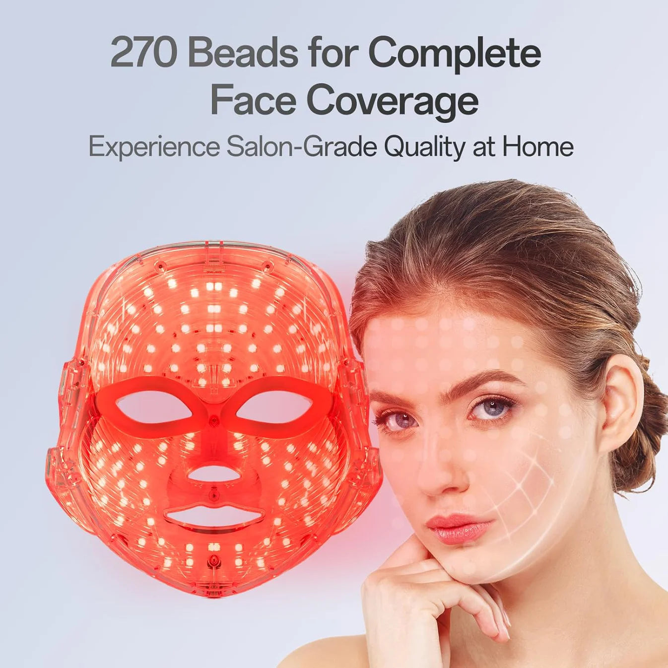 Acne & Wrinkle Reducing 7 Color LED Therapy Mask